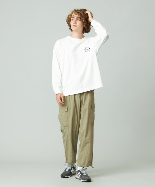 J.PRESS YORK STREET（ジェイプレスヨークストリート）の「【UNISEX】YALEポケットTEEシャツ（Tシャツ/カットソー・メンズ・ライトイエロー系/ホワイト系/ライトグレー系/ネイビー系・SMALL/MEDIUM/LARGE）」の7枚目の写真