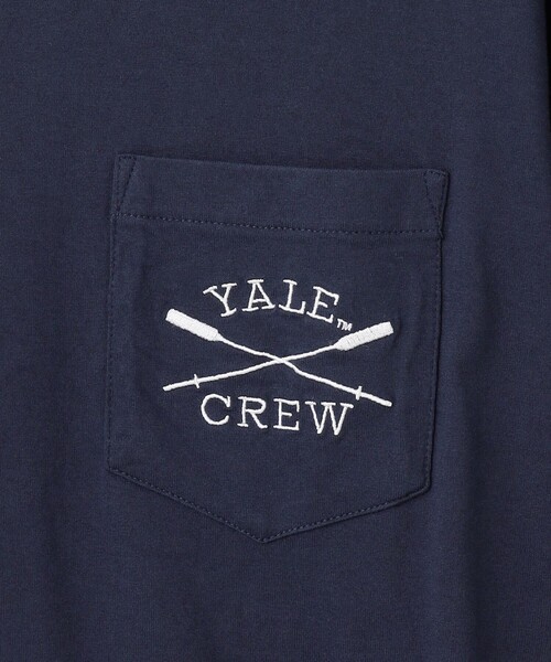 J.PRESS YORK STREET（ジェイプレスヨークストリート）の「【UNISEX】YALEポケットTEEシャツ（Tシャツ/カットソー・メンズ・ライトイエロー系/ホワイト系/ライトグレー系/ネイビー系・SMALL/MEDIUM/LARGE）」の12枚目の写真