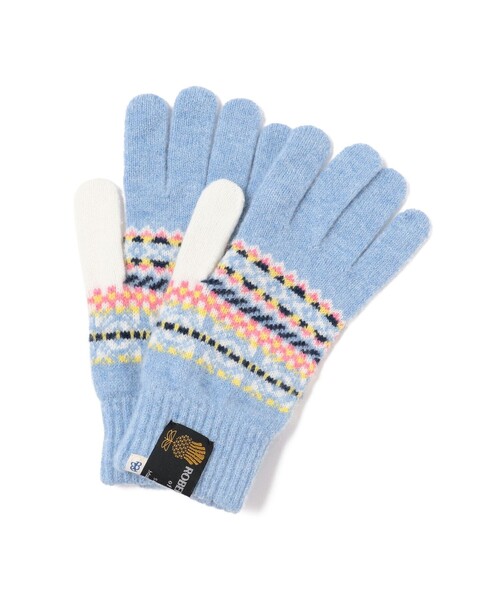 BEAMS BOY（ビームスボーイ）の「ROBERT MACKIE × BEAMS BOY / 別注 フェアアイル マルチ グローブ（手袋・レディース・マルチ・ONE SIZE）」の4枚目の写真