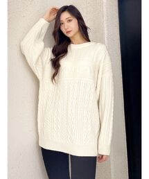 GYDA | BODACIOUS ケーブルニットトップス(ニット/セーター)