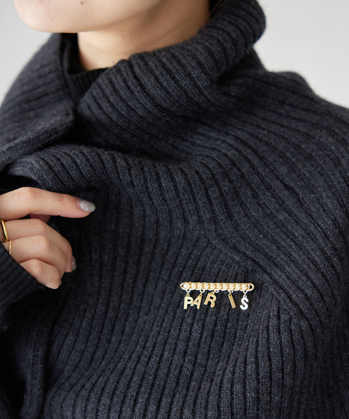 SLOBE IENA（スローブイエナ）の「SLOBE PARIS ブローチ（ネックレス・レディース・ゴールド・FREE）」の8枚目の写真