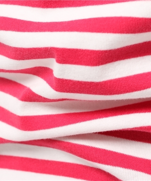 BEAMS BOY(ビームスボーイ)の「BEAMS BOY / フライス 1cm ボーダー 0060CL(Tシャツ/カットソー・レディース・レッド系その他・ONE SIZE)」の2枚目の写真