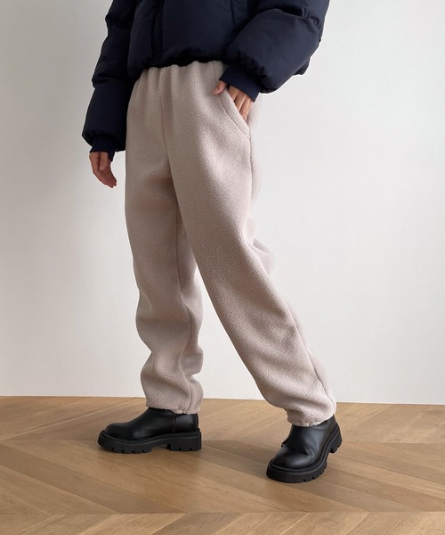 CANAL JEAN(キャナルジーン)の「arc ボアベストセットアップ(セットアップ・レディース・ベージュ・ONE SIZE)」の7枚目の写真