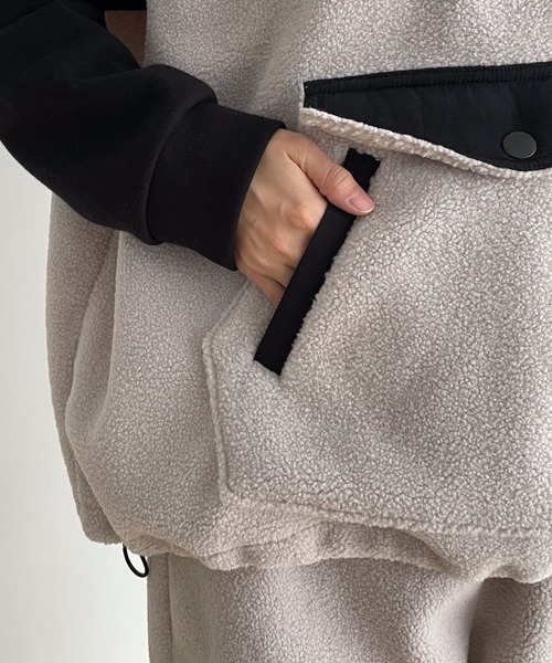 CANAL JEAN(キャナルジーン)の「arc ボアベストセットアップ(セットアップ・レディース・ベージュ・ONE SIZE)」の14枚目の写真