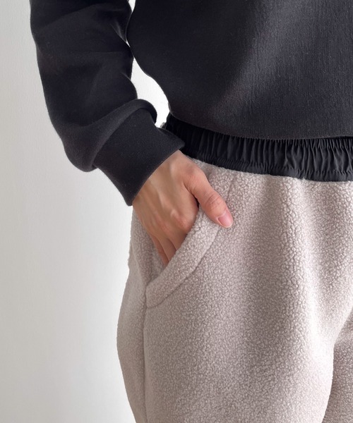CANAL JEAN(キャナルジーン)の「arc ボアベストセットアップ(セットアップ・レディース・ベージュ・ONE SIZE)」の18枚目の写真