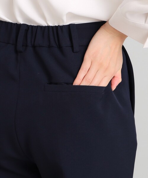 OPAQUE.CLIP(オペークドットクリップ)の「≪通勤・セレモニー/セットアップ対応≫ テーパードパンツ/ダブルクロス【洗濯機洗い可】(その他パンツ・レディース・ライトベージュ/ネイビー/ブラック・40/36/34/38/42)」の13枚目の写真