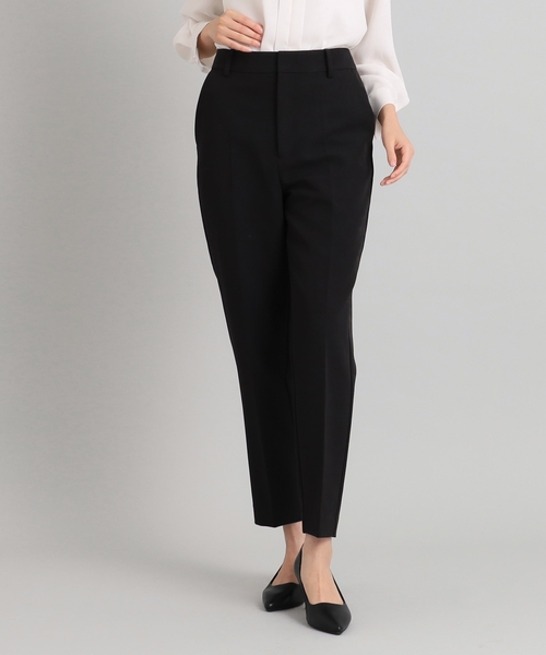 OPAQUE.CLIP(オペークドットクリップ)の「≪通勤・セレモニー/セットアップ対応≫ テーパードパンツ/ダブルクロス【洗濯機洗い可】(その他パンツ・レディース・ライトベージュ/ネイビー/ブラック・40/36/34/38/42)」の15枚目の写真