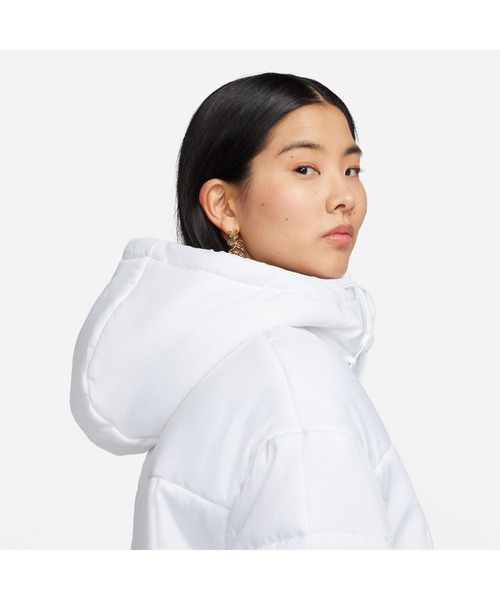 NIKE(ナイキ)の「ナイキ NIKE ナイキ NSW ESSTL THRMR CLSC パフ ジャケット(ダウンジャケット/コート・レディース・ブラック/ホワイト・L/XL/M/S)」の10枚目の写真