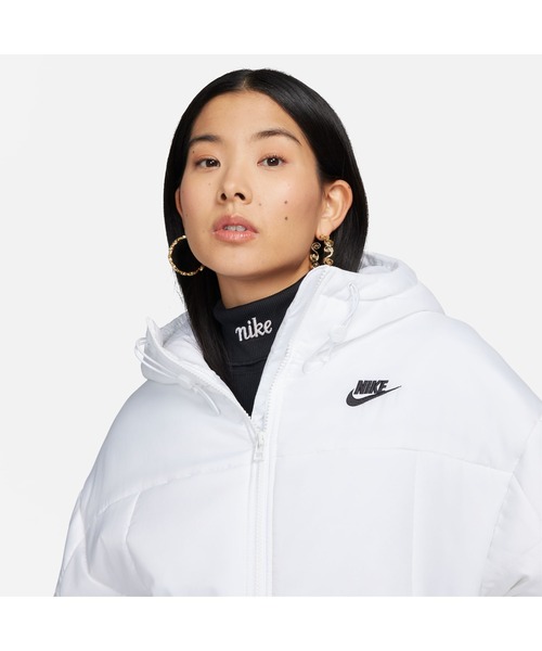 NIKE(ナイキ)の「ナイキ NIKE ナイキ NSW ESSTL THRMR CLSC パフ ジャケット(ダウンジャケット/コート・レディース・ブラック/ホワイト・L/XL/M/S)」の14枚目の写真