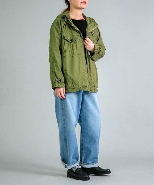 OMNIGOD（オムニゴッド）の「[OMNIGOD womens / オムニゴッド] 10ozデニム 5Pイージールーズジーンズ（デニムパンツ・レディース・ライトインディゴブルー・3/2）」の16枚目の写真