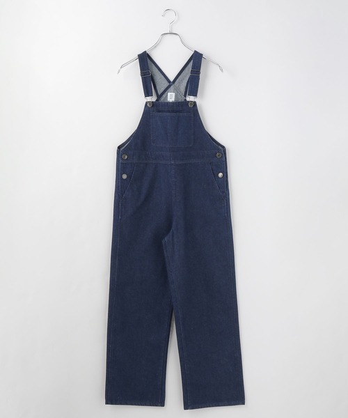 GLOBAL WORK(グローバルワーク)の「大人見えオーバーオール/AND YUA ANY/976519(デニムパンツ・キッズ・ブラック/ワンウォッシュ/キナリ/ライトブルー・150cm/160cm)」の12枚目の写真