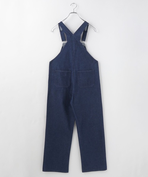 GLOBAL WORK(グローバルワーク)の「大人見えオーバーオール/AND YUA ANY/976519(デニムパンツ・キッズ・ブラック/ワンウォッシュ/キナリ/ライトブルー・150cm/160cm)」の13枚目の写真