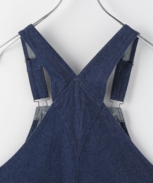 GLOBAL WORK(グローバルワーク)の「大人見えオーバーオール/AND YUA ANY/976519(デニムパンツ・キッズ・ブラック/ワンウォッシュ/キナリ/ライトブルー・150cm/160cm)」の14枚目の写真