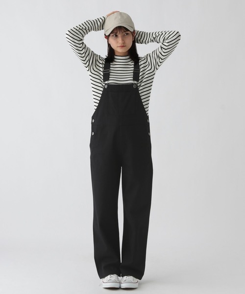 GLOBAL WORK(グローバルワーク)の「大人見えオーバーオール/AND YUA ANY/976519(デニムパンツ・キッズ・ブラック/ワンウォッシュ/キナリ/ライトブルー・150cm/160cm)」の22枚目の写真