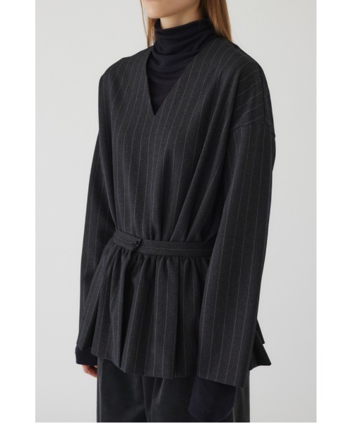 RIM.ARK（リムアーク）の「Peplum belt set v neck PO ペプラムベルトセットVネックプルオーバー（シャツ/ブラウス・レディース・グレー系その他/ブルー系その他3・36/38）」の20枚目の写真