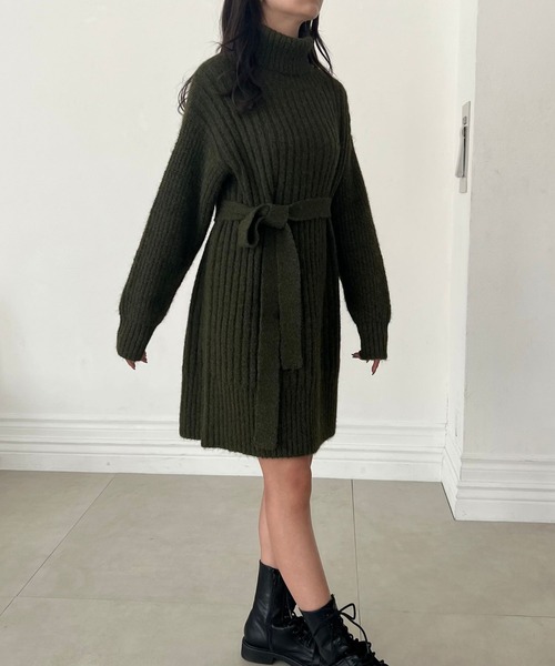 theory タートルネック 半袖 ミニワンピース ブラック タートルネックミニタイトワンピース | ファッション通販サイト NUGU