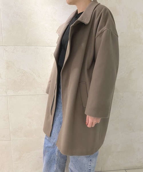 LAGLAIA（ラグライア）の「【sifflement】袖ラインショートCT（その他アウター・レディース・グレー/ブラウン・FREE）」の16枚目の写真