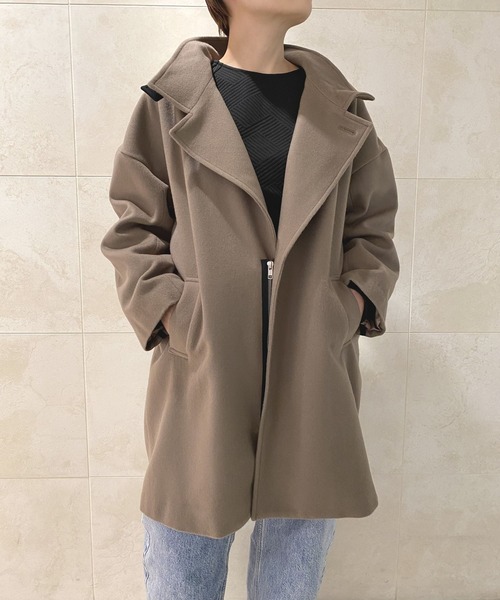 LAGLAIA（ラグライア）の「【sifflement】袖ラインショートCT（その他アウター・レディース・グレー/ブラウン・FREE）」の15枚目の写真