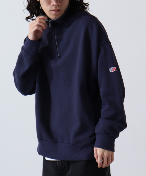 LUMBER(ランバー)の「LUMBER ジップアップスウェット(スウェット・メンズ・ブラック/ネイビー/ナチュラル・L/LL/M)」の3枚目の写真