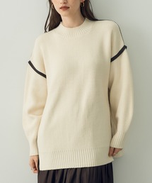 YECCA VECCA | 配色ラインニット(ニット/セーター)