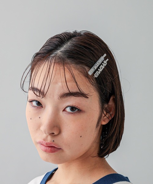 X-girl(エックスガール)の「GRACIAS X-girl HAIR PINS SET(ヘアピン・レディース・シルバー/ライトブルー/ピンク・ONE SIZE)」の6枚目の写真