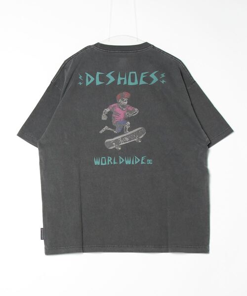 DC（ディーシー）の「DC/ディーシー 半袖Tシャツ スカル ドロップショルダー ワイドフィット DST242006（Tシャツ/カットソー・メンズ・ホワイト/スミクロ/ブラック・M/L/2XL/XL）」の11枚目の写真