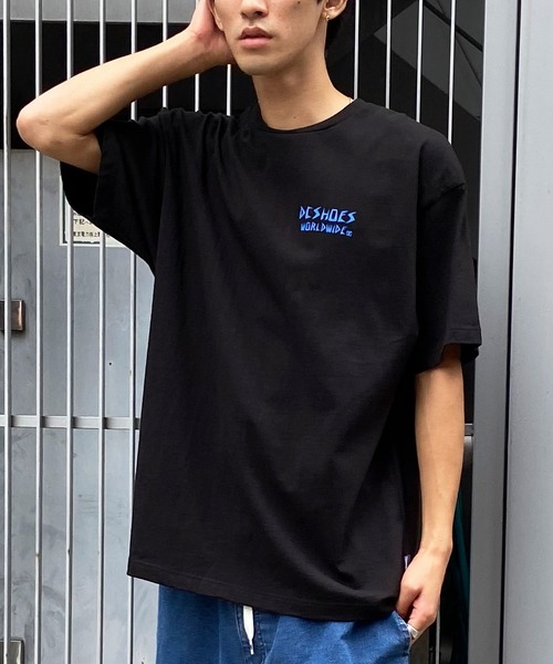 DC（ディーシー）の「DC/ディーシー 半袖Tシャツ スカル ドロップショルダー ワイドフィット DST242006（Tシャツ/カットソー・メンズ・ホワイト/スミクロ/ブラック・M/L/2XL/XL）」の18枚目の写真