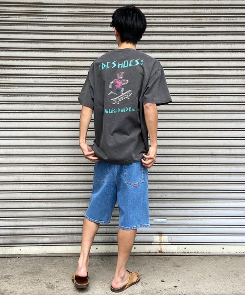 DC（ディーシー）の「DC/ディーシー 半袖Tシャツ スカル ドロップショルダー ワイドフィット DST242006（Tシャツ/カットソー・メンズ・ホワイト/スミクロ/ブラック・M/L/2XL/XL）」の17枚目の写真