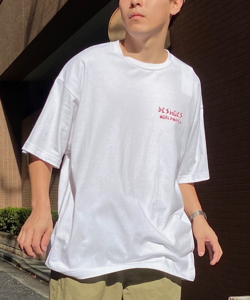 DC（ディーシー）の「DC/ディーシー 半袖Tシャツ スカル ドロップショルダー ワイドフィット DST242006（Tシャツ/カットソー・メンズ・ホワイト/スミクロ/ブラック・M/L/2XL/XL）」の6枚目の写真