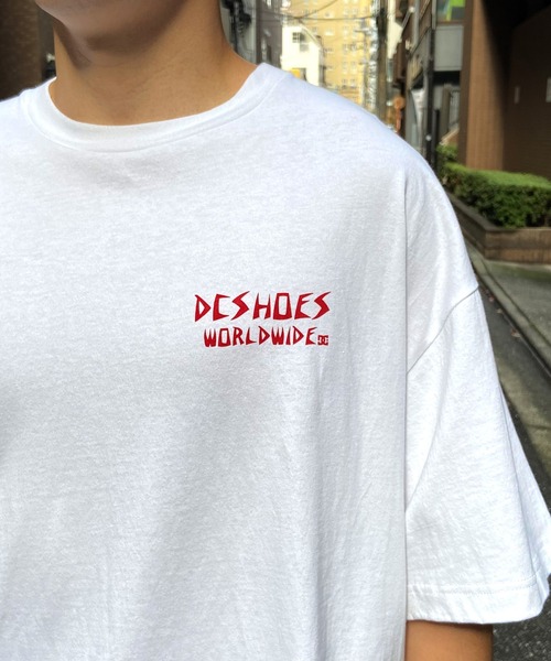 DC（ディーシー）の「DC/ディーシー 半袖Tシャツ スカル ドロップショルダー ワイドフィット DST242006（Tシャツ/カットソー・メンズ・ホワイト/スミクロ/ブラック・M/L/2XL/XL）」の10枚目の写真