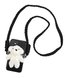 an meets zakka（アンミツザッカ）の「an meets zakka イヌのぬいぐるみスマホショルダー（スマホケース/カバー）」