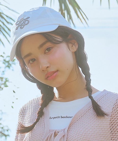 LOVETOXIC（ラブトキシック）の「立体ロゴローキャップ（キャップ・キッズ・ベージュ/ブラック/ライトグリーン/サックスブルー/オフホワイト・FREE）」の2枚目の写真