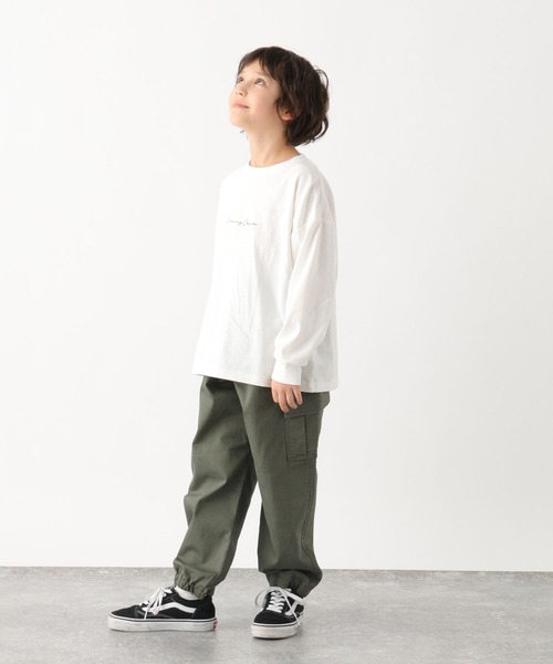 GLOBAL WORK（グローバルワーク）の「スゴラクカーゴジョグパンツ/990893（カーゴパンツ・キッズ・ブラック/カーキ/アイボリー・120cm/130cm/140cm/150cm/160cm/170cm）」の8枚目の写真