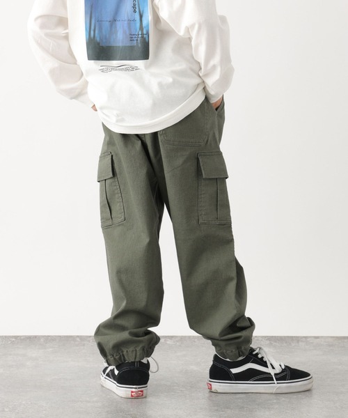 GLOBAL WORK（グローバルワーク）の「スゴラクカーゴジョグパンツ/990893（カーゴパンツ・キッズ・ブラック/カーキ/アイボリー・120cm/130cm/140cm/150cm/160cm/170cm）」の17枚目の写真