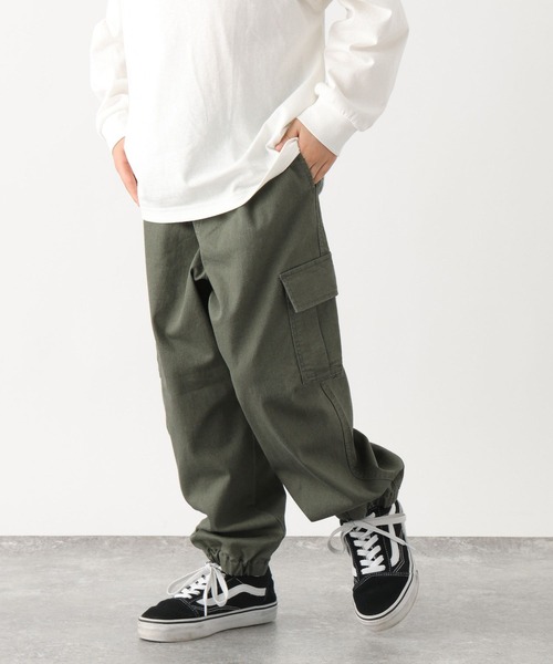 GLOBAL WORK（グローバルワーク）の「スゴラクカーゴジョグパンツ/990893（カーゴパンツ・キッズ・ブラック/カーキ/アイボリー・120cm/130cm/140cm/150cm/160cm/170cm）」の13枚目の写真