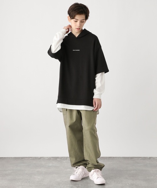 GLOBAL WORK（グローバルワーク）の「スゴラクカーゴジョグパンツ/990893（カーゴパンツ・キッズ・ブラック/カーキ/アイボリー・120cm/130cm/140cm/150cm/160cm/170cm）」の5枚目の写真