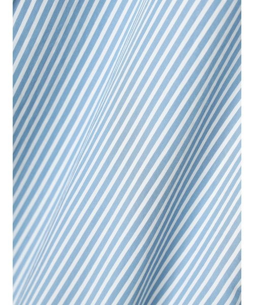 earth music&ecology（アースミュージックアンドエコロジー）の「イレギュラーヘムシャツワンピース（シャツワンピース・レディース・オフホワイト/ストライプ/サックスブルー系3・FREE）」の20枚目の写真