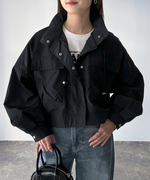 Riberry（リベリー）の「スタンドカラーミリタリーショートジャケット
