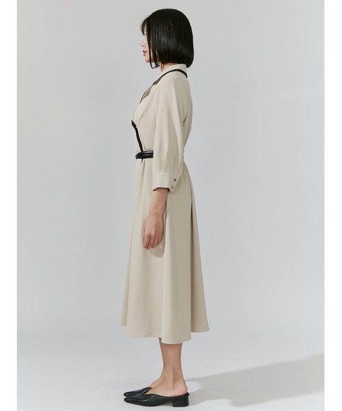 未使用品◆TONAL テーラードフレアワンピース ネイビー◆トーナル TONAL（トーナル）の「テーラードフレアワンピース（ワンピース