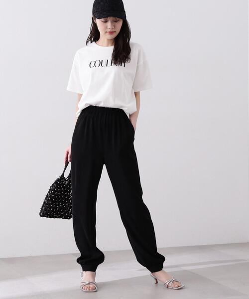 PROPORTION BODY DRESSING(プロポーションボディドレッシング)の「イージーパンツ / 1214130205(その他パンツ・レディース・ホワイト系その他/ブラック・SMALL/MEDIUM)」の4枚目の写真