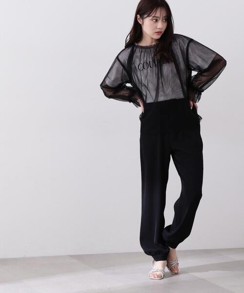 PROPORTION BODY DRESSING(プロポーションボディドレッシング)の「イージーパンツ / 1214130205(その他パンツ・レディース・ホワイト系その他/ブラック・SMALL/MEDIUM)」の6枚目の写真