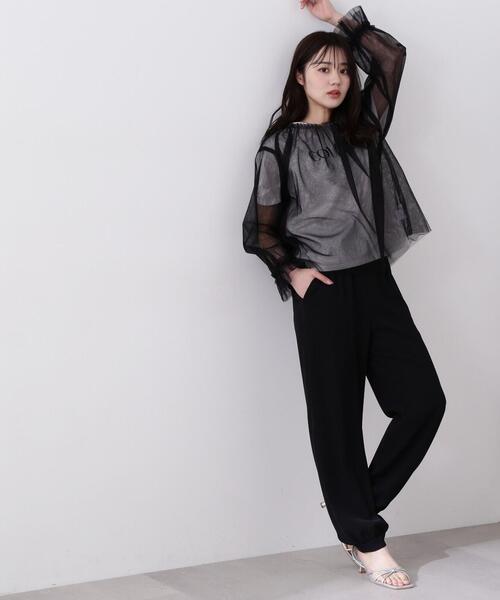 PROPORTION BODY DRESSING(プロポーションボディドレッシング)の「イージーパンツ / 1214130205(その他パンツ・レディース・ホワイト系その他/ブラック・SMALL/MEDIUM)」の7枚目の写真