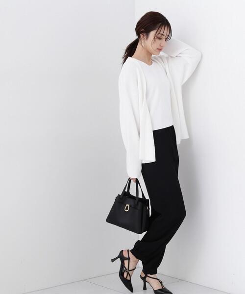 PROPORTION BODY DRESSING(プロポーションボディドレッシング)の「イージーパンツ / 1214130205(その他パンツ・レディース・ホワイト系その他/ブラック・SMALL/MEDIUM)」の8枚目の写真