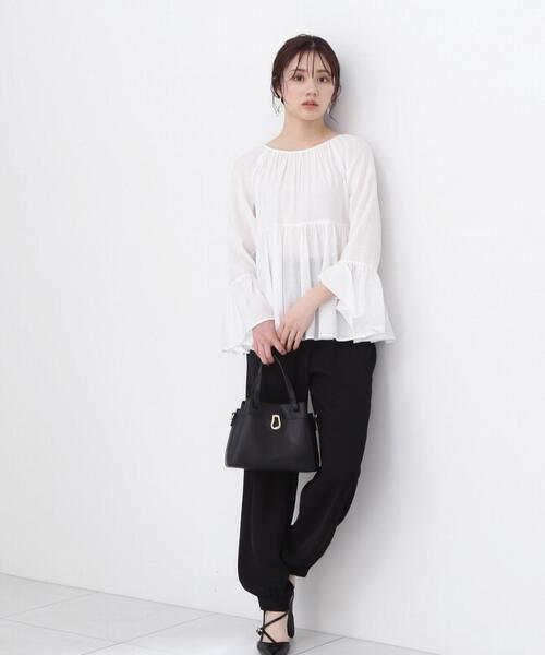 PROPORTION BODY DRESSING(プロポーションボディドレッシング)の「イージーパンツ / 1214130205(その他パンツ・レディース・ホワイト系その他/ブラック・SMALL/MEDIUM)」の10枚目の写真