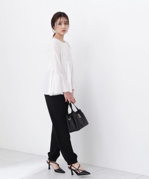 PROPORTION BODY DRESSING(プロポーションボディドレッシング)の「イージーパンツ / 1214130205(その他パンツ・レディース・ホワイト系その他/ブラック・SMALL/MEDIUM)」の12枚目の写真