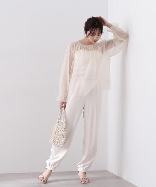 PROPORTION BODY DRESSING(プロポーションボディドレッシング)の「イージーパンツ / 1214130205(その他パンツ・レディース・ホワイト系その他/ブラック・SMALL/MEDIUM)」の15枚目の写真