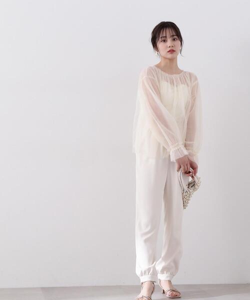 PROPORTION BODY DRESSING(プロポーションボディドレッシング)の「イージーパンツ / 1214130205(その他パンツ・レディース・ホワイト系その他/ブラック・SMALL/MEDIUM)」の16枚目の写真