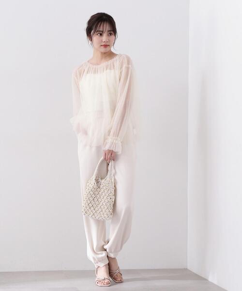 PROPORTION BODY DRESSING(プロポーションボディドレッシング)の「イージーパンツ / 1214130205(その他パンツ・レディース・ホワイト系その他/ブラック・SMALL/MEDIUM)」の17枚目の写真