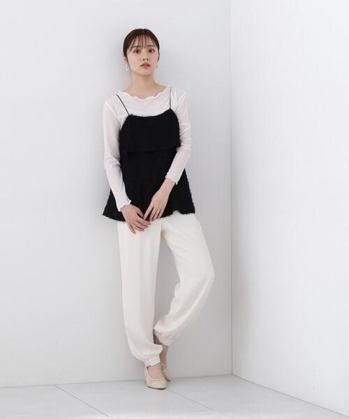 PROPORTION BODY DRESSING(プロポーションボディドレッシング)の「イージーパンツ / 1214130205(その他パンツ・レディース・ホワイト系その他/ブラック・SMALL/MEDIUM)」の18枚目の写真