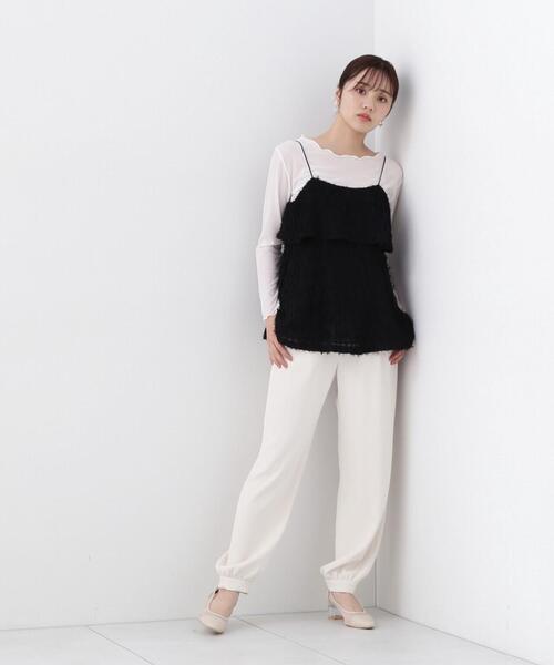 PROPORTION BODY DRESSING(プロポーションボディドレッシング)の「イージーパンツ / 1214130205(その他パンツ・レディース・ホワイト系その他/ブラック・SMALL/MEDIUM)」の19枚目の写真